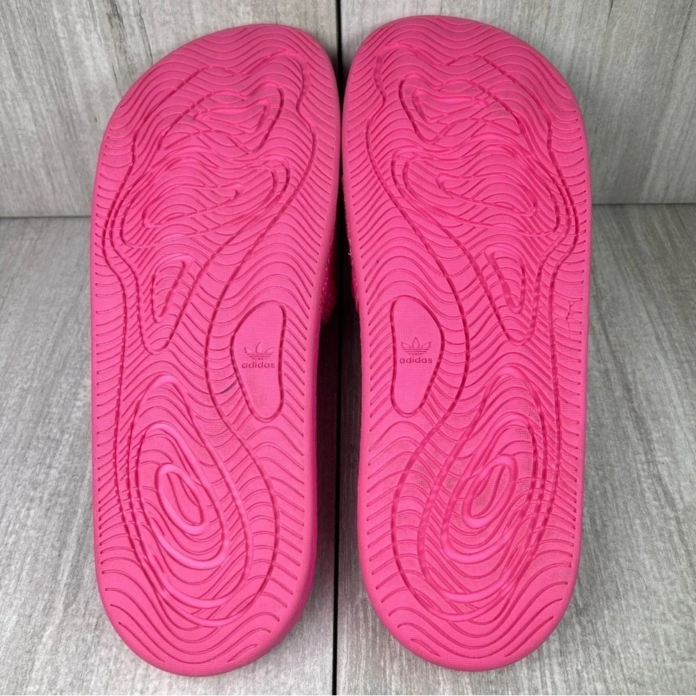 Adidas Pharrell Williams Chancletas HU Pink Sandals Shoe FV7289 Men’s Size 12